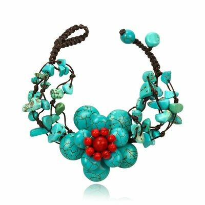 Bracelet &quot;Flower&quot;, Siam Waves