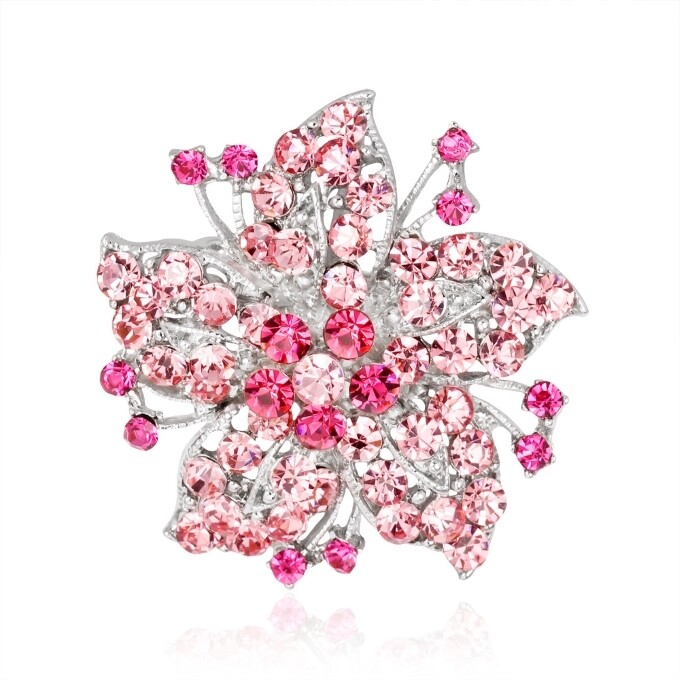 Brooch &quot;Flower&quot;, Tutti Frutti