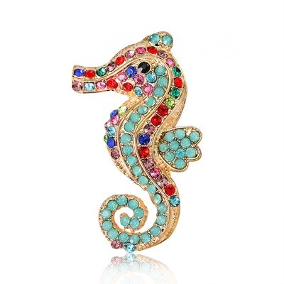 Brooch &quot;Seahorse&quot;, Tutti Frutti