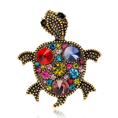 Brooch &quot;Turtle&quot;, Tutti Frutti