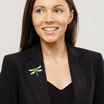 Brooch "Dragonfly", Tutti Frutti