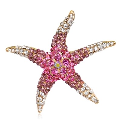 Brooch &quot;Starfish&quot;, Tutti Frutti