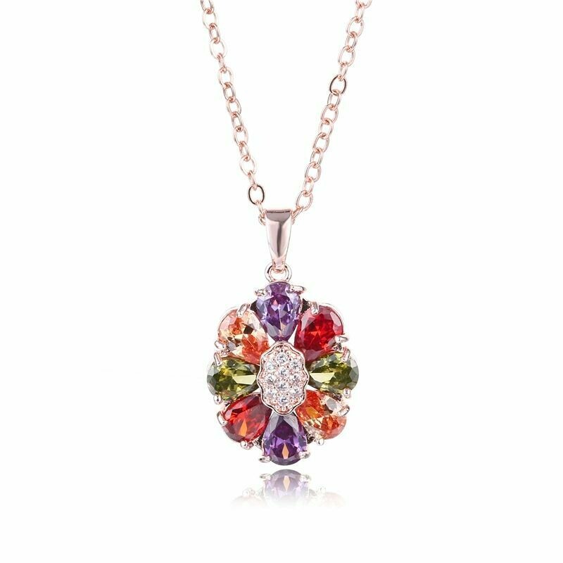 Pendant Gilded, Swarovski Crystal Shik
