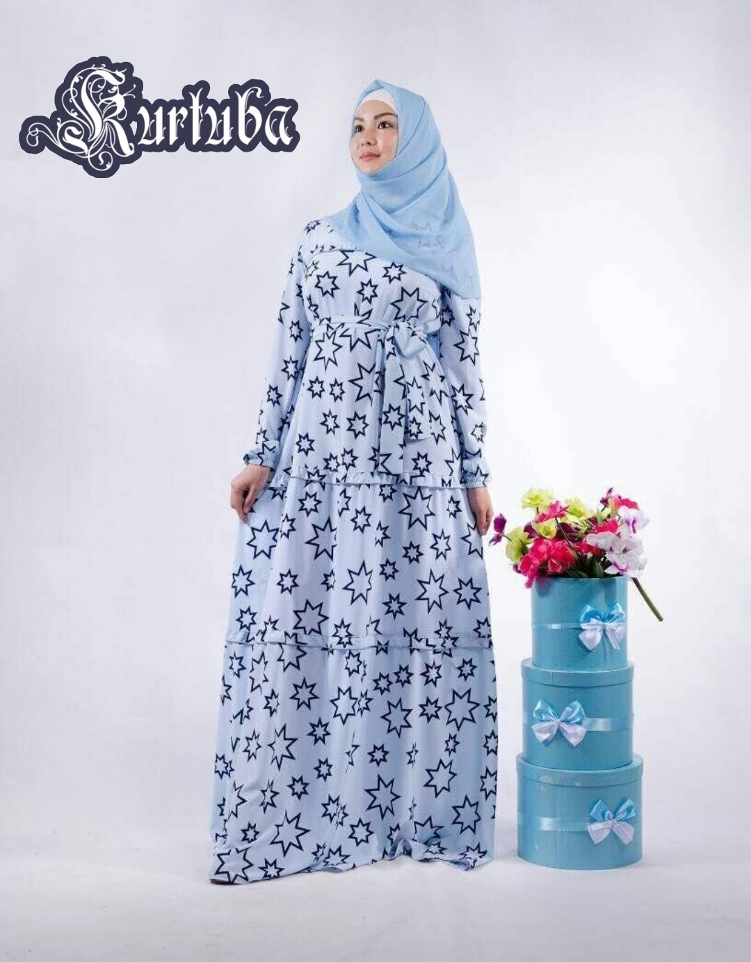 Dress Blue With Stars DilnoraDilnora