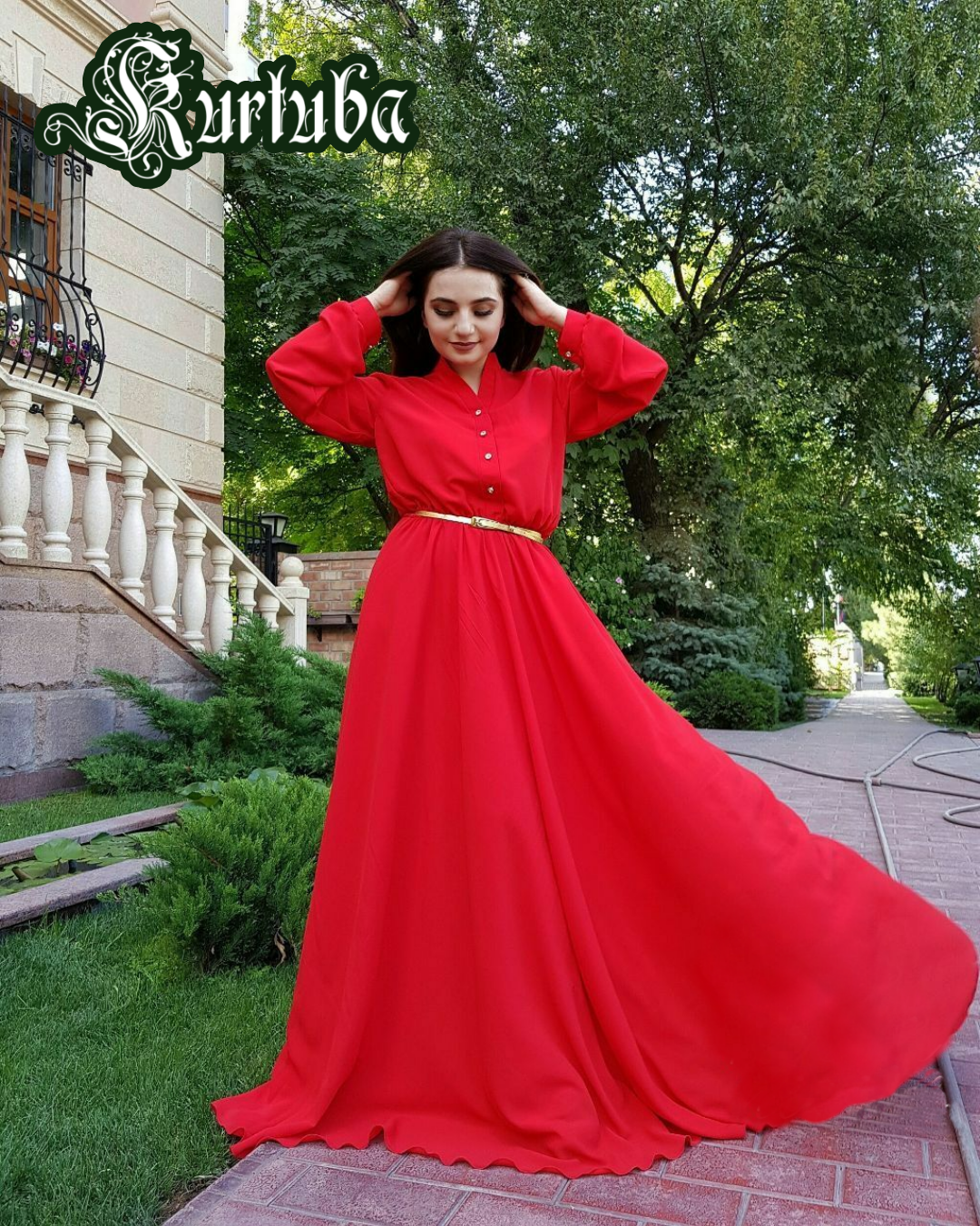 Elif Dress Red