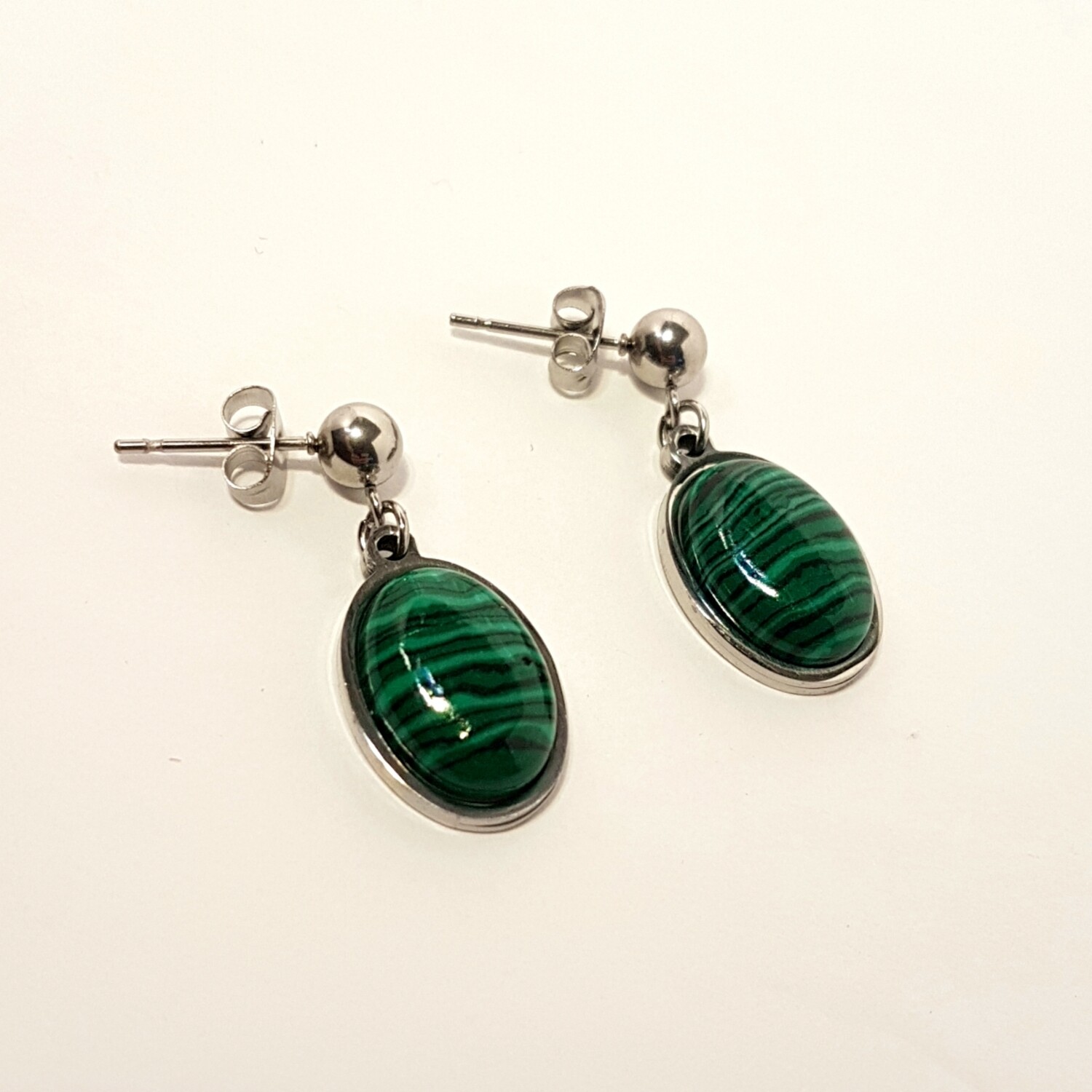 Malachite Earrings