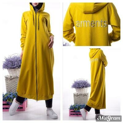 Garments: sweatshirt+sweatpants (cotton jersey)