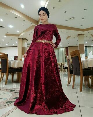 Esmeralda (velours, rouge)