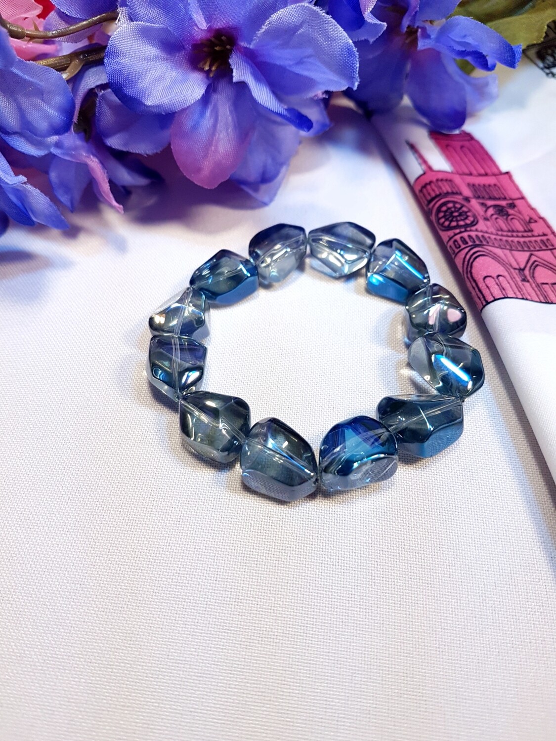 Bracelet Noir Cristal