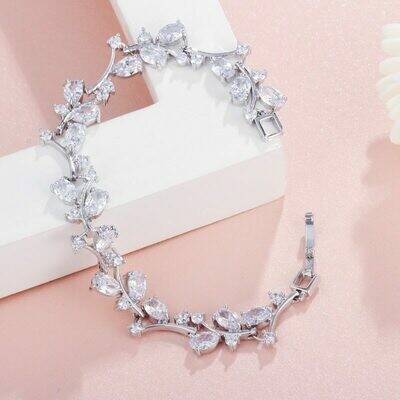 Silvered Bracelet, Cristal Shik