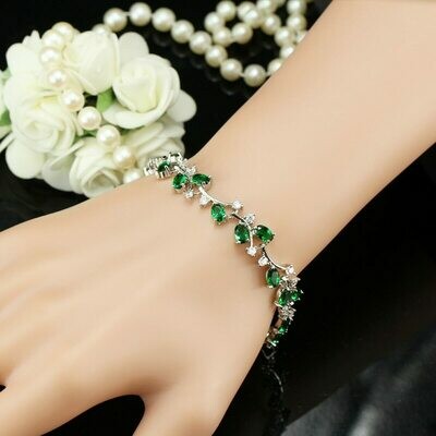 Silvered Bracelet, Cristal Shik