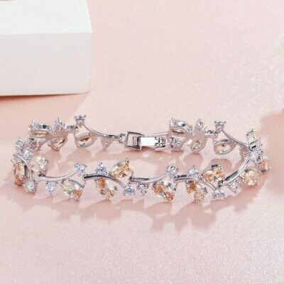 Silvered Bracelet, Cristal Shik