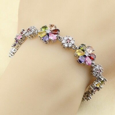 Silvered Bracelet, Cristal Shik
