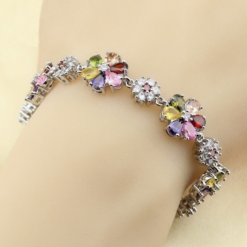 Silvered Bracelet, Cristal Shik