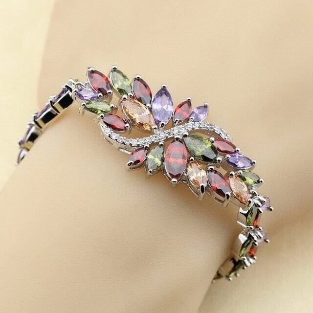 Silvered Bracelet, Cristal Shik