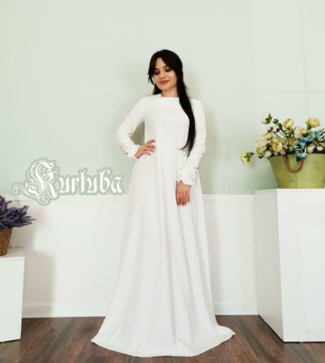 Abaya Dress White Rima