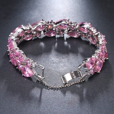 Silvered Bracelet, Cristal Shik