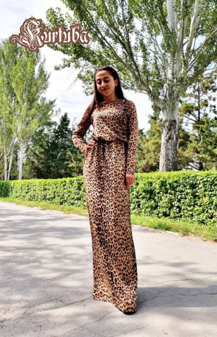 Dress Leopard Brown Nina