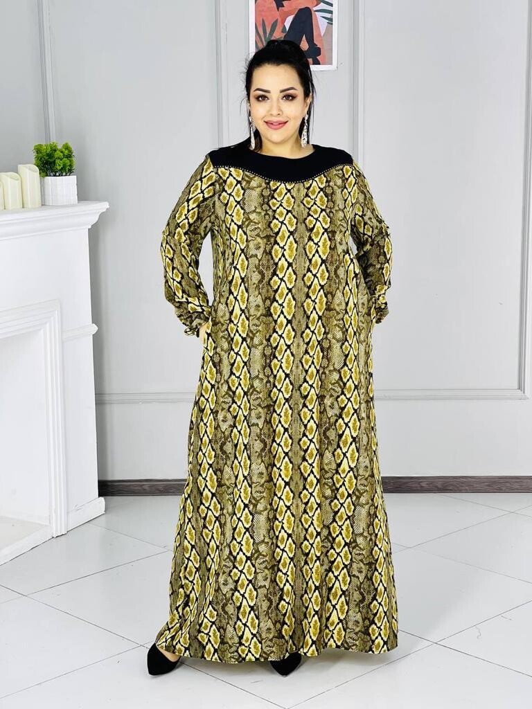 Ingrid dark gold yellow snake