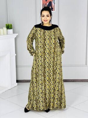 Ingrid dark gold yellow snake