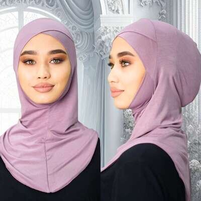 Under Scarf Cap - Ninja Hijab - Powdery Pink, Color: Powdery Pink