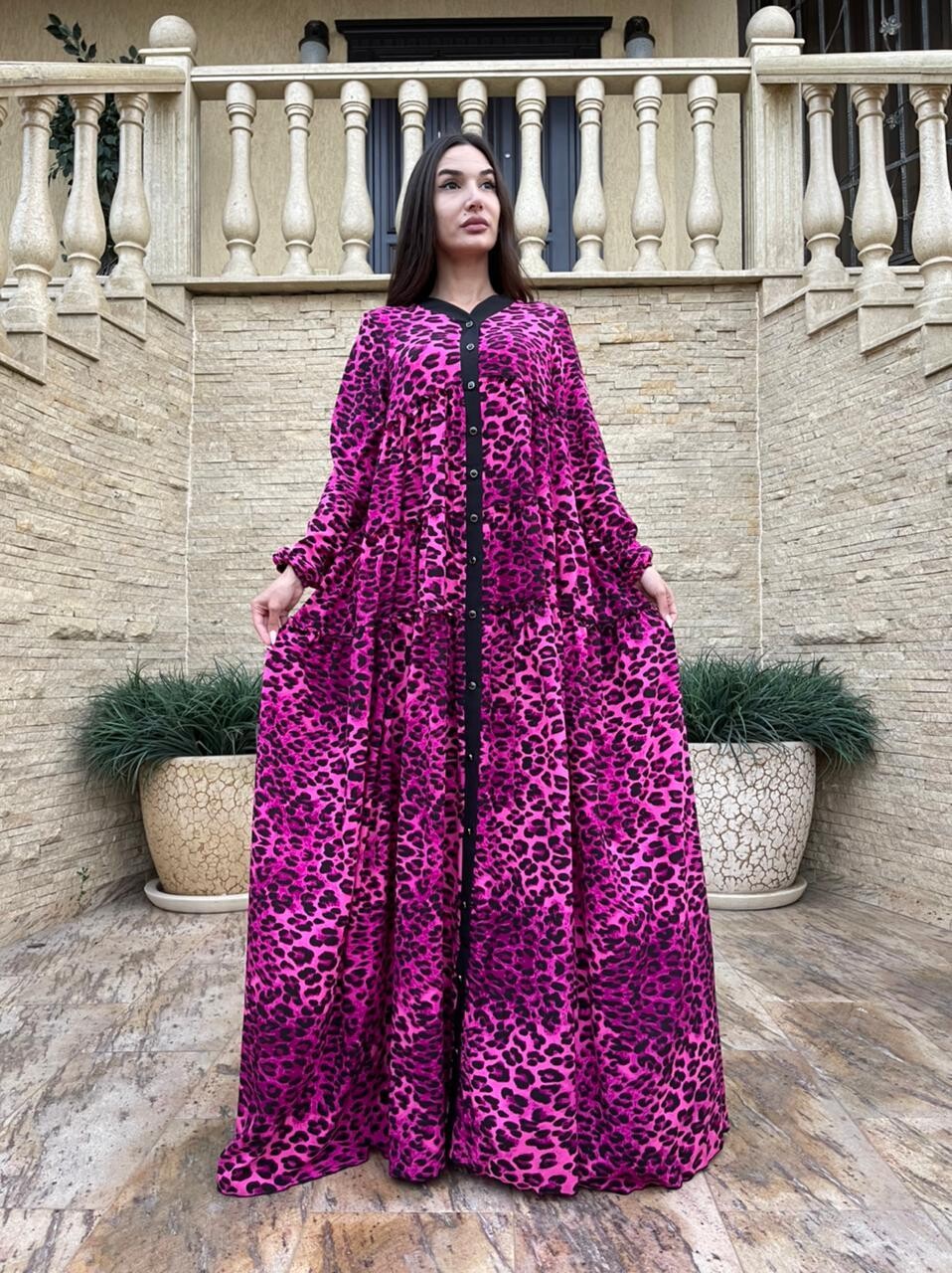 Dress Pink Leopard