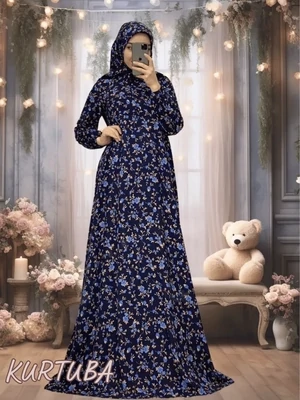 Abaya With Scarf For Girls Rano
