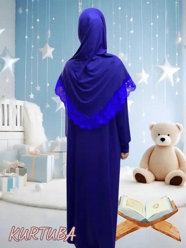 Prayer Dress For Girls 7-16 years Blue Jamila