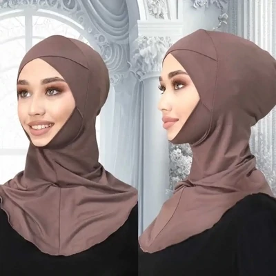 Under Scarf Cap - Ninja Hijab - Brown