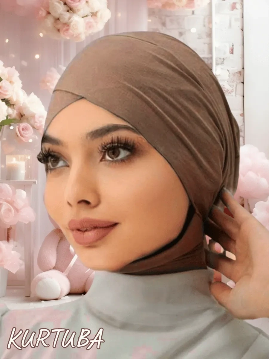 Hijab Undercap - Underscarf - Brown, Color: Brown