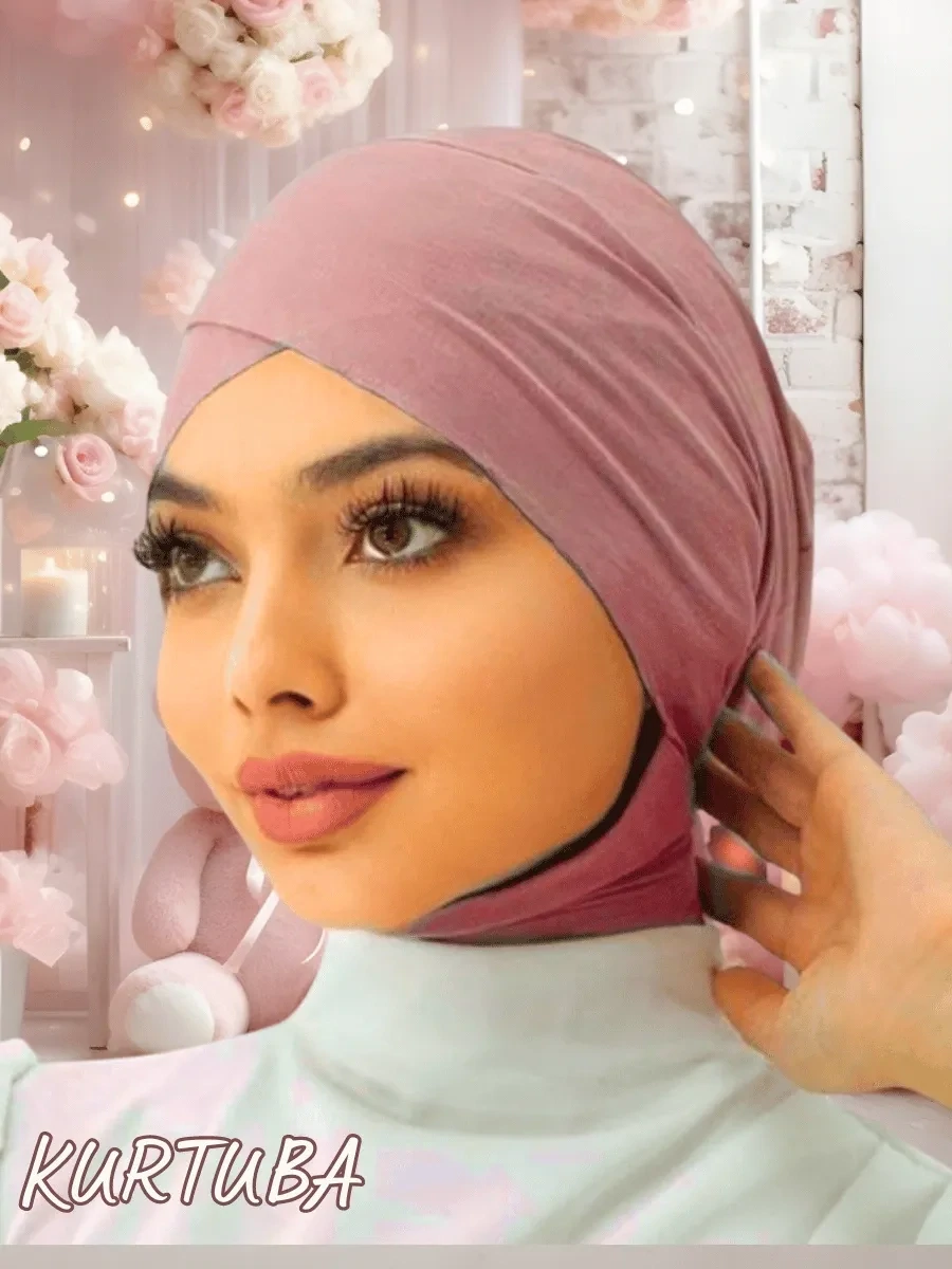 Hijab Undercap - Underscarf - Brown Rose, Color: Brown Rose