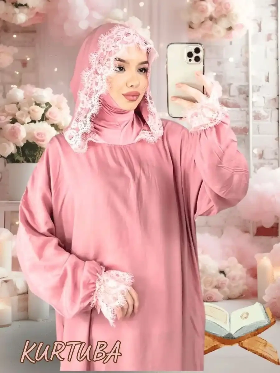 Prayer Dress Pink Powder Zaynab