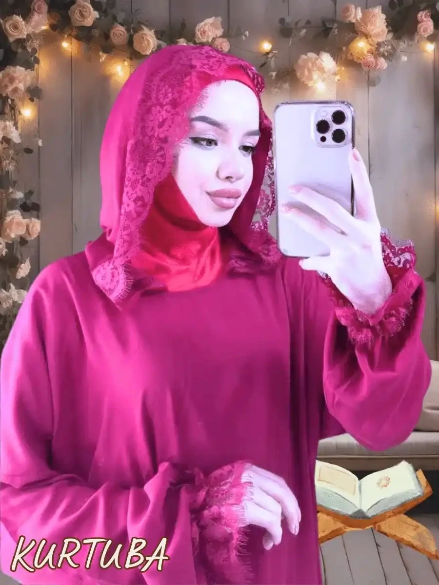 Prayer Dress Pink Fuchsia Zaynab
