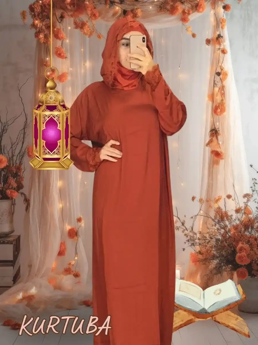 Prayer Dress Orange Zaynab