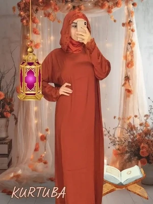 Prayer Dress Orange Zaynab