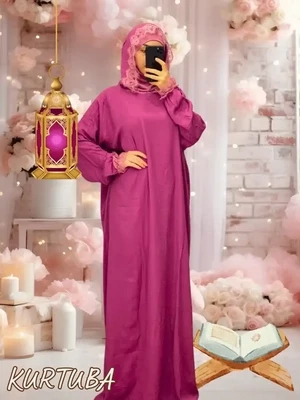 Prayer Dress Pink Fuchsia Zaynab