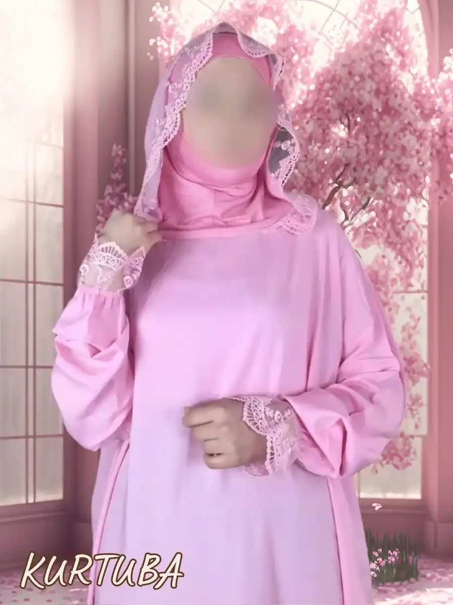 Prayer Abaya Pink Rayhana