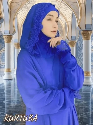 Prayer Abaya Blue Rayhana