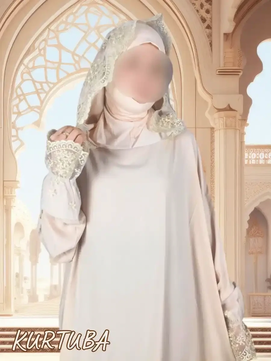 Prayer Abaya White Ivory Rayhana
