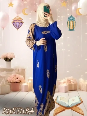 Robe de prière bleu Hafsa