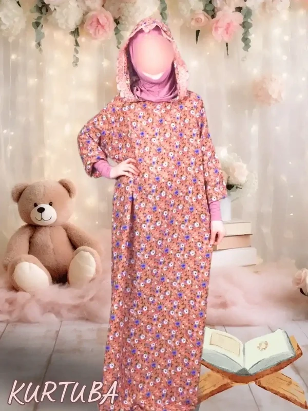 Robe de prière pour fille 12-16 ans - Collection Mabrouka