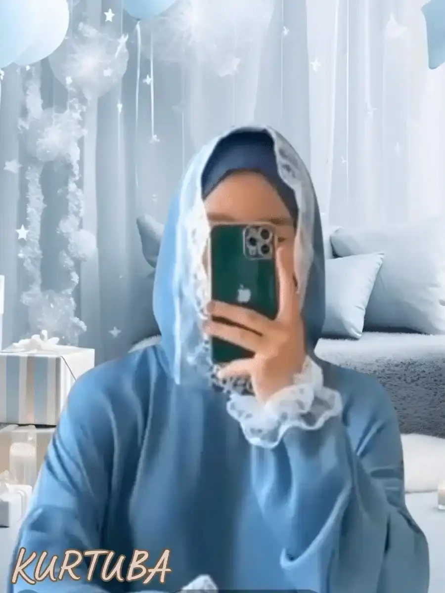 Prayer abaya Dubai Silk Gray