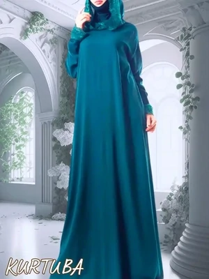 Robe de prière verte Sauda