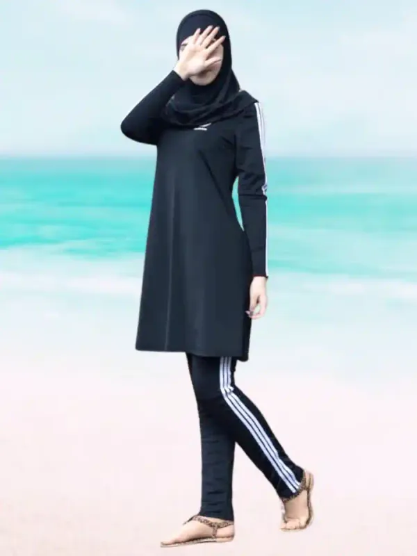 Maillot de bain Noir Burkini Adidas