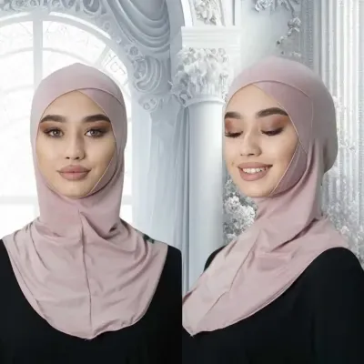 Sous-foulard bonnet - hijab ninja - beige