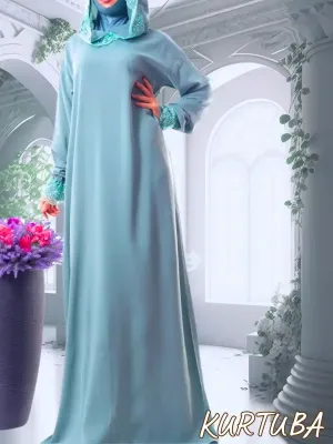 Robe de prière verte Sauda