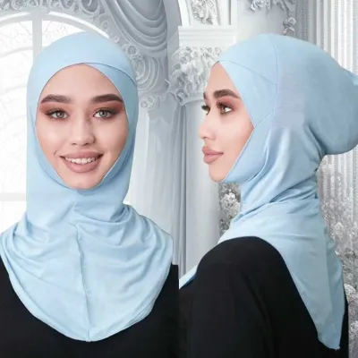 Under Scarf Cap - Ninja Hijab - Sky Blue