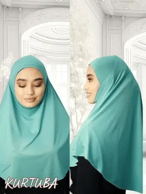 Instant Hijab Ready to Wear - Green Mint - Sumaya Collection