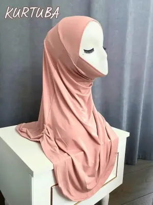 Instant Hijab Ready to Wear - Beige - Sumaya Collection