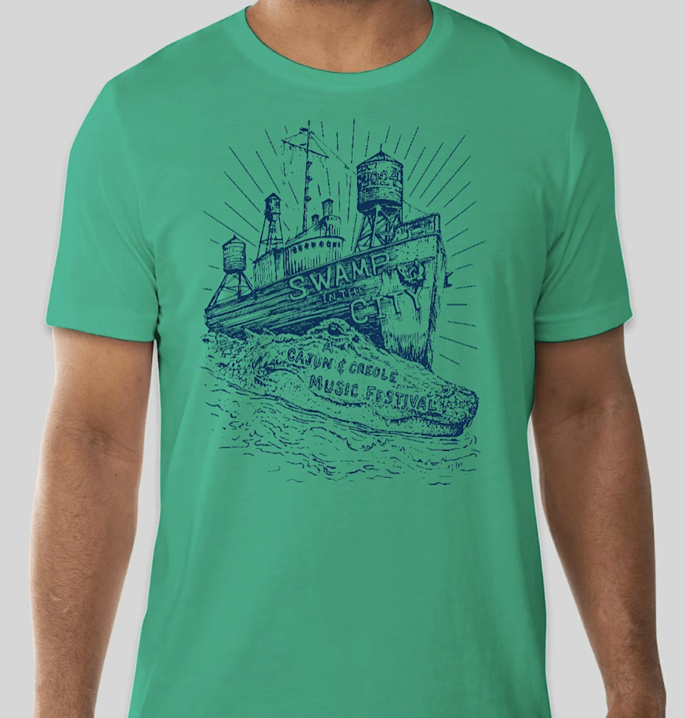 UNISEX SHORT SLEEVE SWAMP IN THE CITY "24 TEE